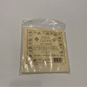 Cross Stitch Embroidery Aida Cloth 12 x 18 100% Cotton New